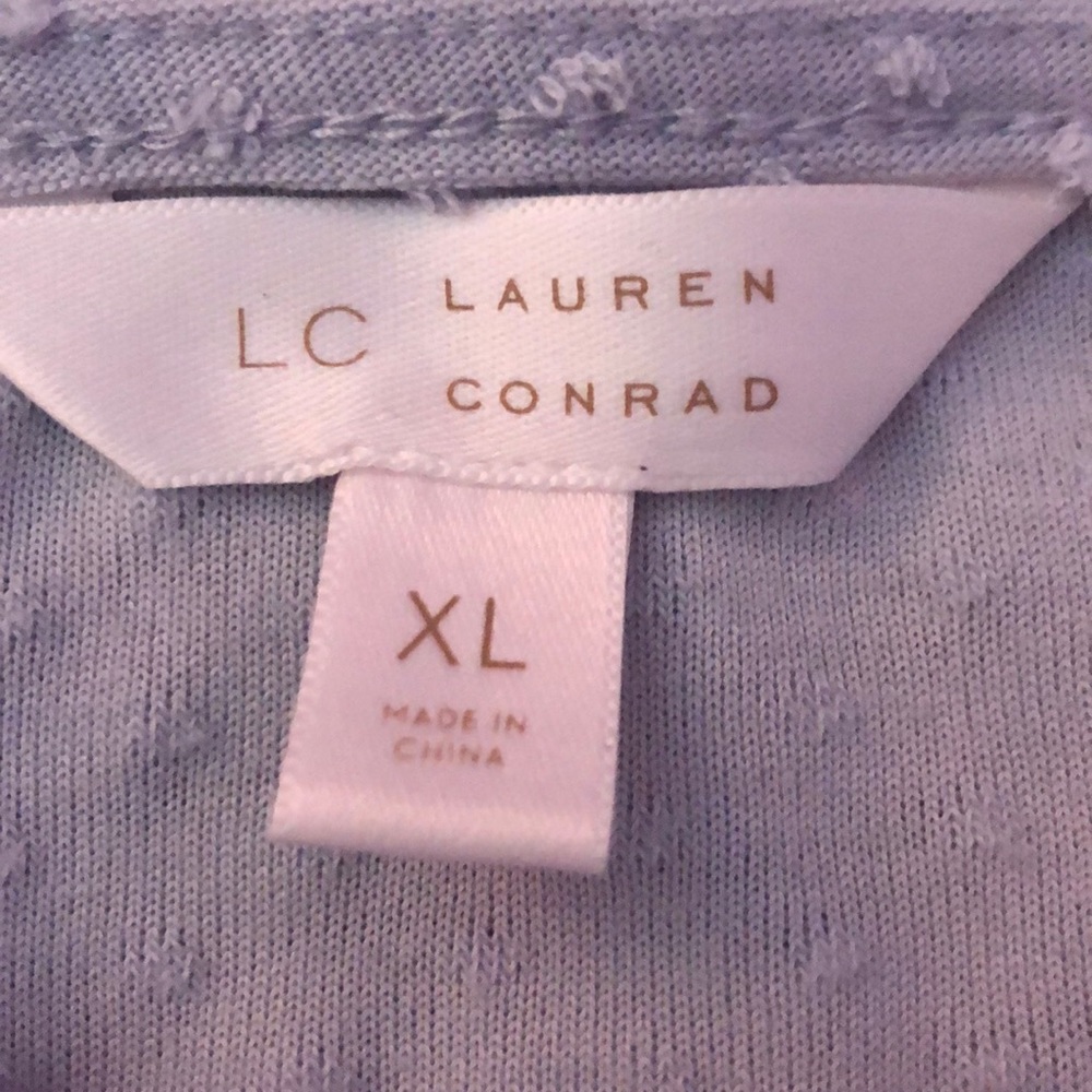 Lauren Conrad pale blue top - Picture 2 of 2